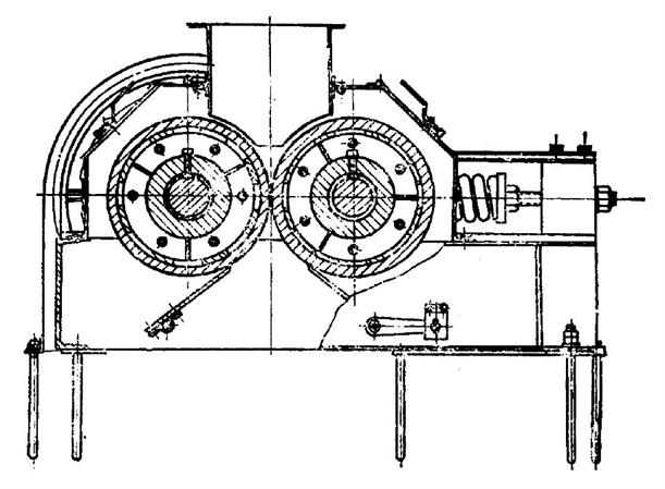 輥式破碎機(jī)的結(jié)構(gòu)
